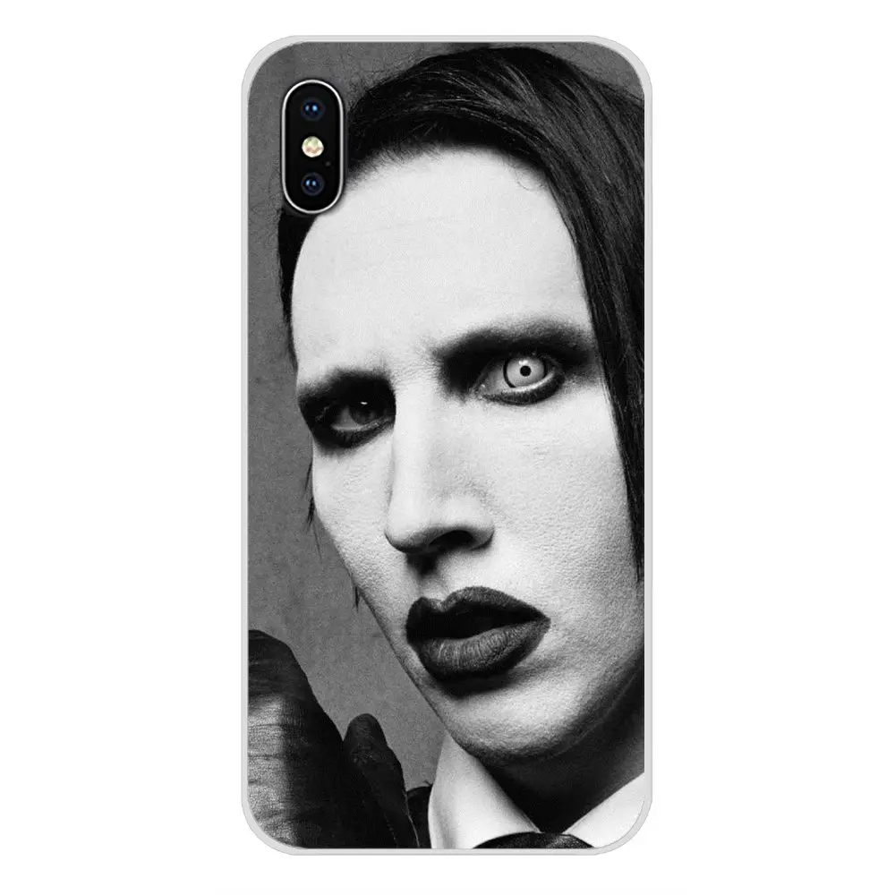 Accessories Phone Cases Covers For Xiaomi Redmi 4A S2 Note 3 3S 4 4X 5 Plus 6 7 6A Pro Pocophone F1 Marilyn Manson | Мобильные