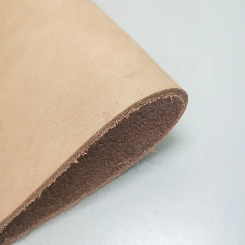 

4mm Thickness True Color Vegetable Tanned Top Layer Genuine Cowhide Leather Mat Car Seat Submat Super Thick Breathable Cushion
