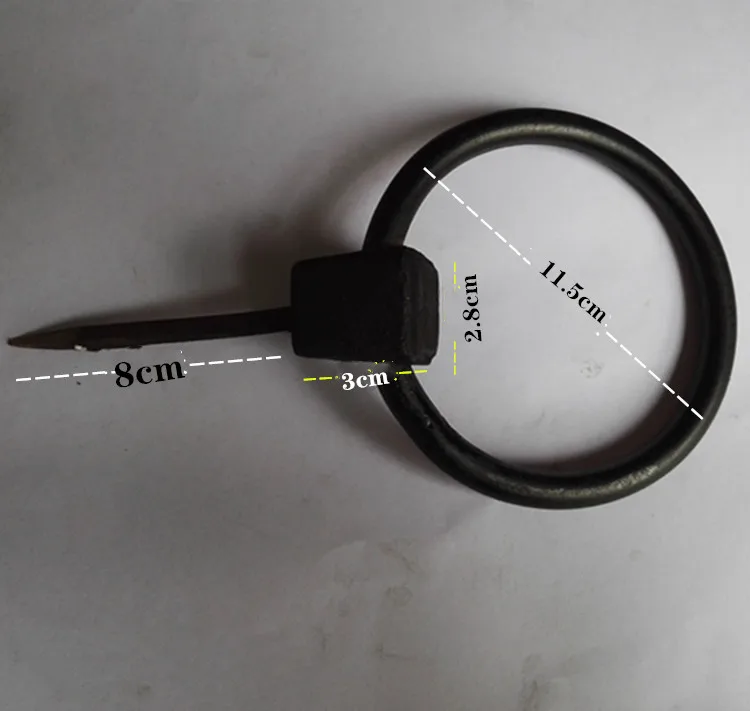 Чугунное антикварное дверное кольцо ручной дверной обруч ручка для старых