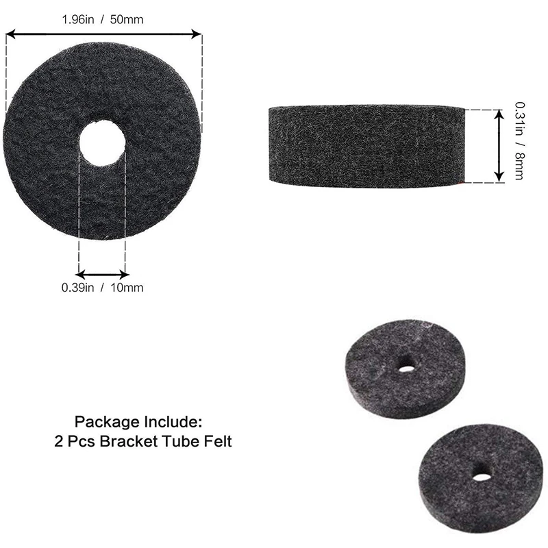 Горячая HG-23 штук Cymbal запасные аксессуары Felts Hi-Hat клатч Войлок Hi Hat чашка рукава с