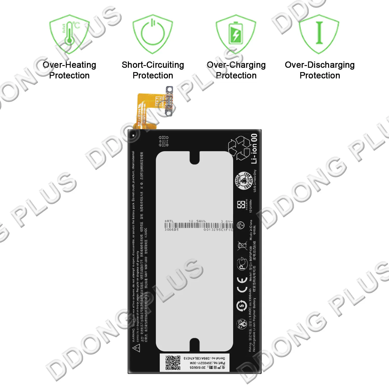 B0P3P100 аккумулятор для HTC One M8 6995LVW 35H00214-00M запасная часть ремонта - купить по