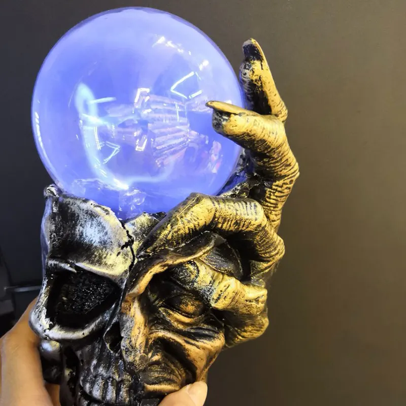Плазменный шар светодиодный светильник для детей череп Тоторо волшебный новинка