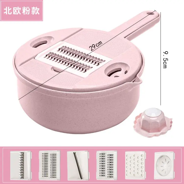 Измельчитель кухонной фрезы набор 8 в 1 Слайсеры полоску устройство фрезер с