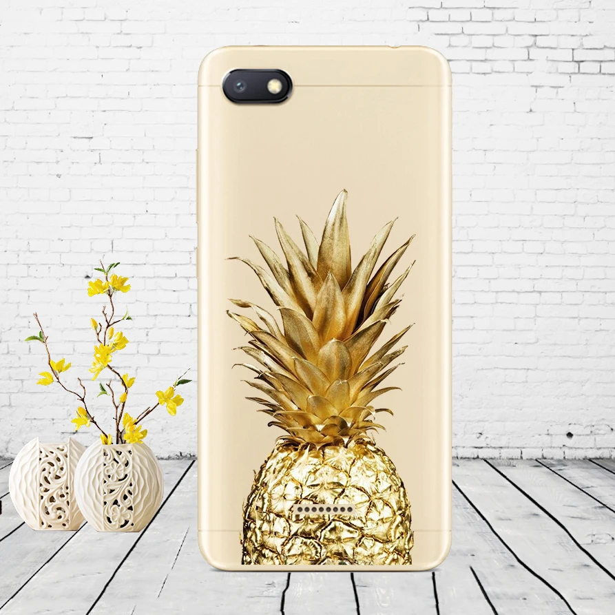 B21 Силиконовый чехол для xiaomi redmi 6a защитный чехол Мягкий ТПУ чехол для телефона Чехлы для xiaomi redmi 6A чехол бампер 6a Coque - Цвет: B21
