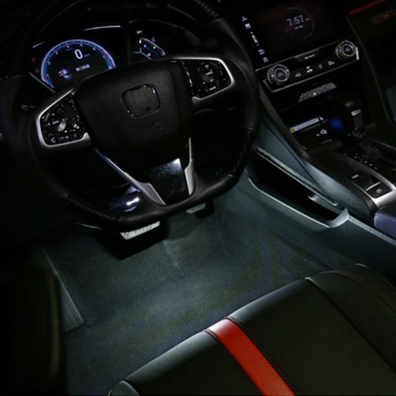 Для Honda Civic X Accord 10th CRV RW 5th 2018-2020 светодиодное освещение для внутренней атмосферы