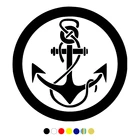 Забавные наклейки на автомобиль, Морская пехота, виниловые наклейки на бампер, заднее стекло для автомобилей Лада, ВАЗ, УАЗ, разные размеры, CS-157