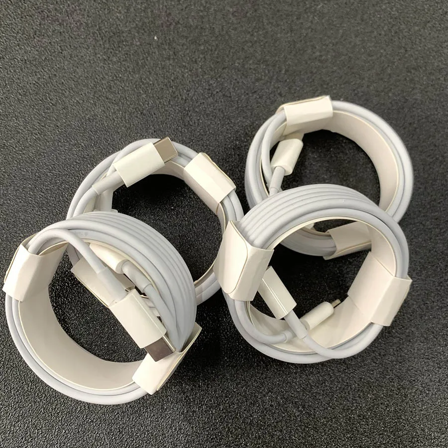10 шт./лот оригинальный качественный Usb c кабель для iPhone 12 11 pro Max Xs XR 8 pin Type C PD быстрой