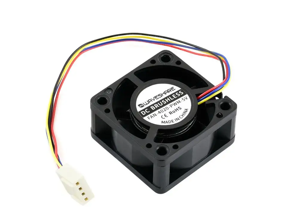 

Waveshare Dedicated Cooling Fan for Jetson Nano, PWM Speed Adjustment, Strong Cooling Air