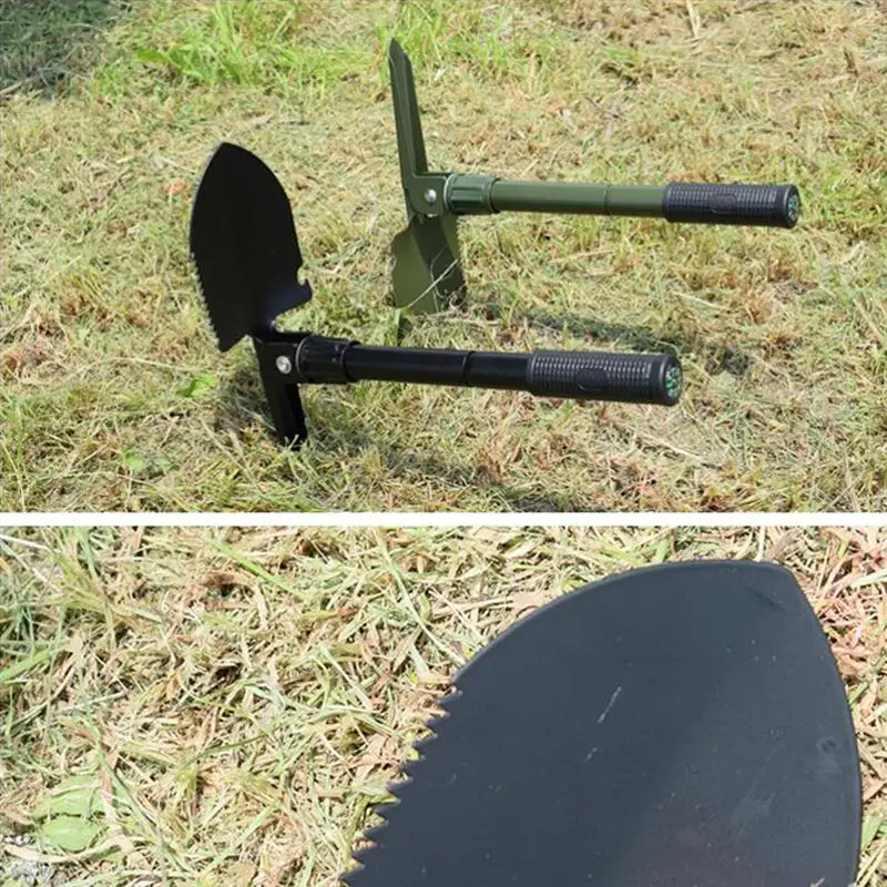 Портативная мини-автомобильная рыболовная лопата с компасом универсальная