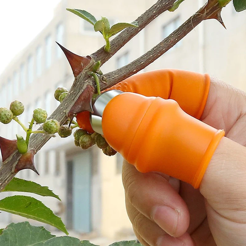 

1 набор, Силиконовая защита для пальцев с лезвием для фруктов, овощей, большого пальца