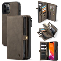 wallet case for iphone 12 11 pro max xr xs max zipper wallet leather original zipper flip wallet leather for iphone 7 8 se 2020
