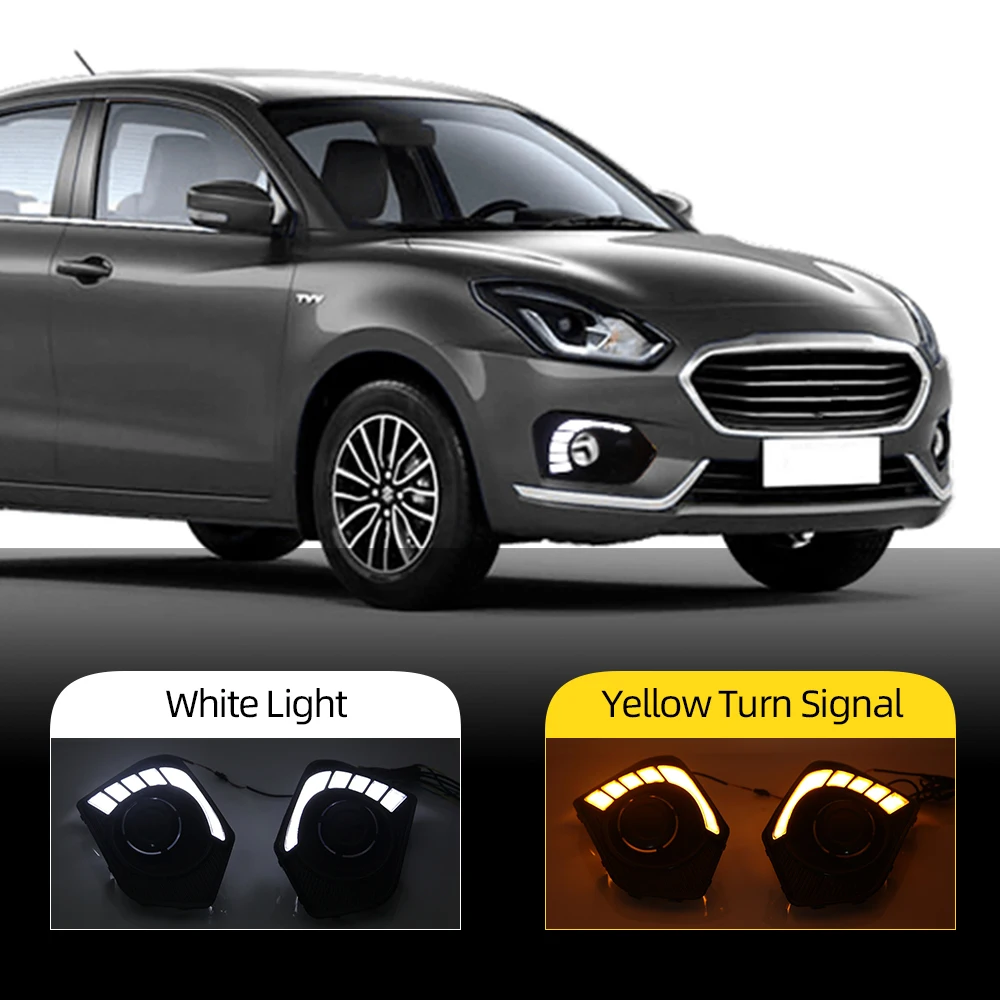 Автомобильная мигающая автомобильная лампа DRL из АБС пластика 2 шт. 12 В