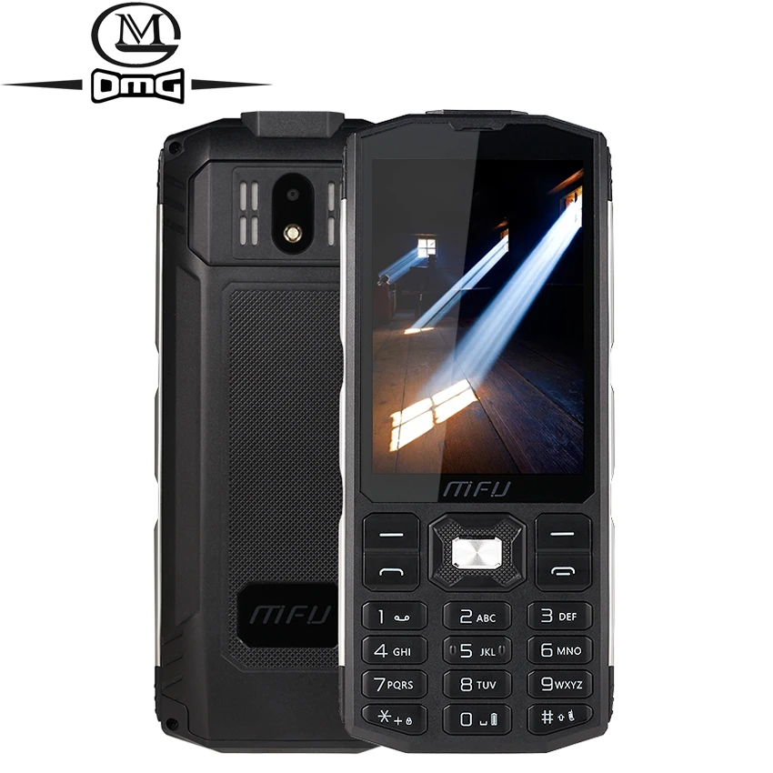 Мобильный телефон A905 с защитой от ударов, русской клавиатурой, 3 слотами для SIM-карт, беспроводным FM и большим объемом громкости, разблокированный для работы в сети GSM, с аккумулятором 4000 мАч.