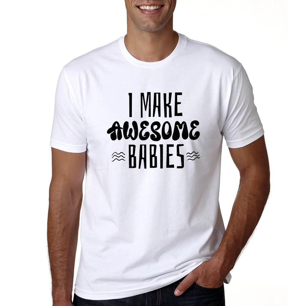 Семейные Забавные футболки с надписью я делаю удивительных малышей и дочери