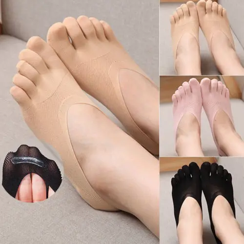 Новинка летние мягкие Женские однотонные Бесшовные Короткие носки с круглым