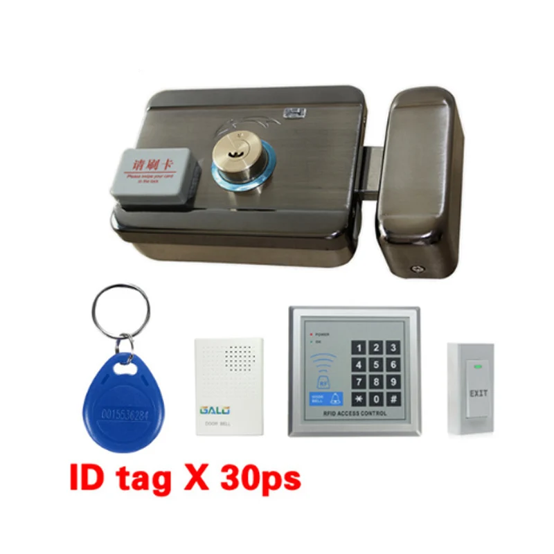 Электрический дверной замок ворот с RFID Клавиатура для набора пароля Управление