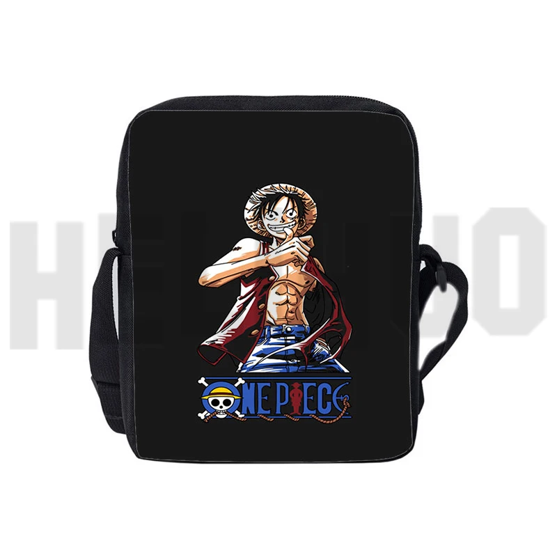 

3D Print Japan Anime One Piece Handbags Children Zipper Crossbody Bags for Teenage Shoulder Bag Pack Purses Kawaii Cartoon Bags