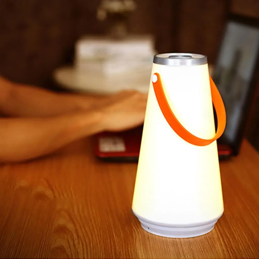 

Tent Lantern Dimmable Night Light USB Desk Touch Dimmable Lamp LED Night Light Home Bedroom Reading Switch