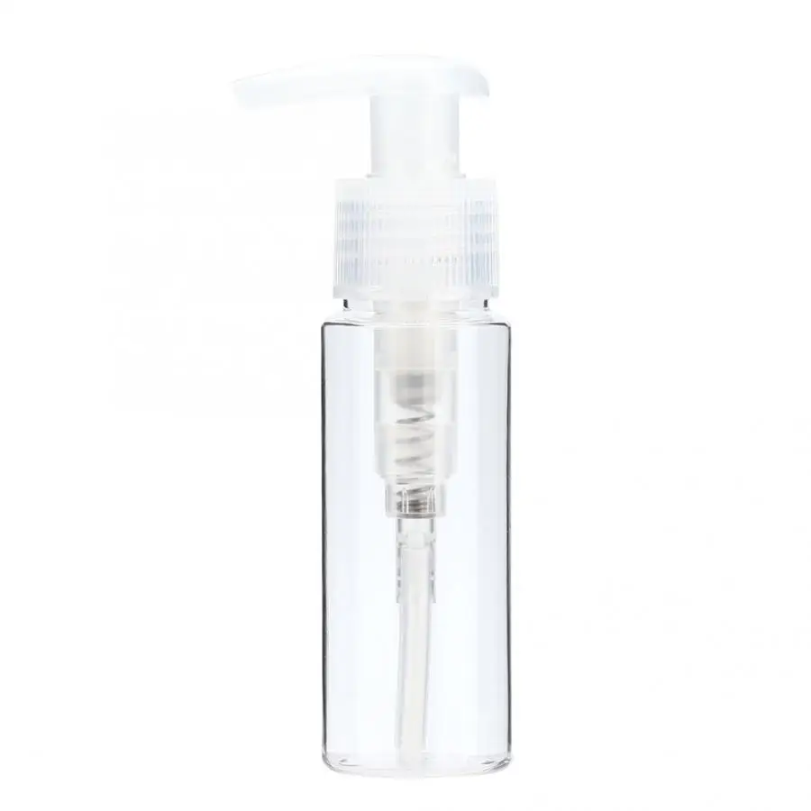 50 мл PETG Пустой насос бутылка для лосьона Путешествия многоразового