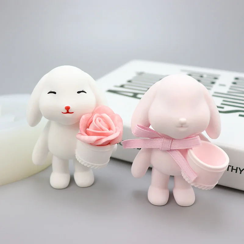 Формы для шоколада сделай сам в виде кролика форма кубика льда силиконовый