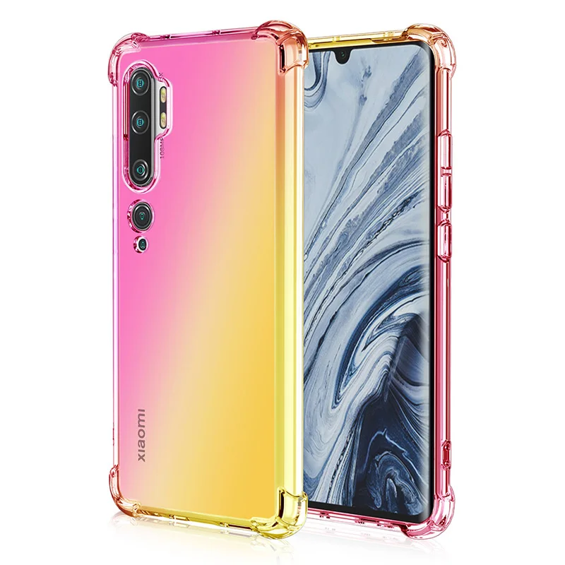 Цветной мягкий чехол с градиентом для Xiao mi Red mi Note 8T Note 8 Pro, противоударный чехол для mi Note 10 mi 9 Lite mi A3 CC9e Red mi 8 8A