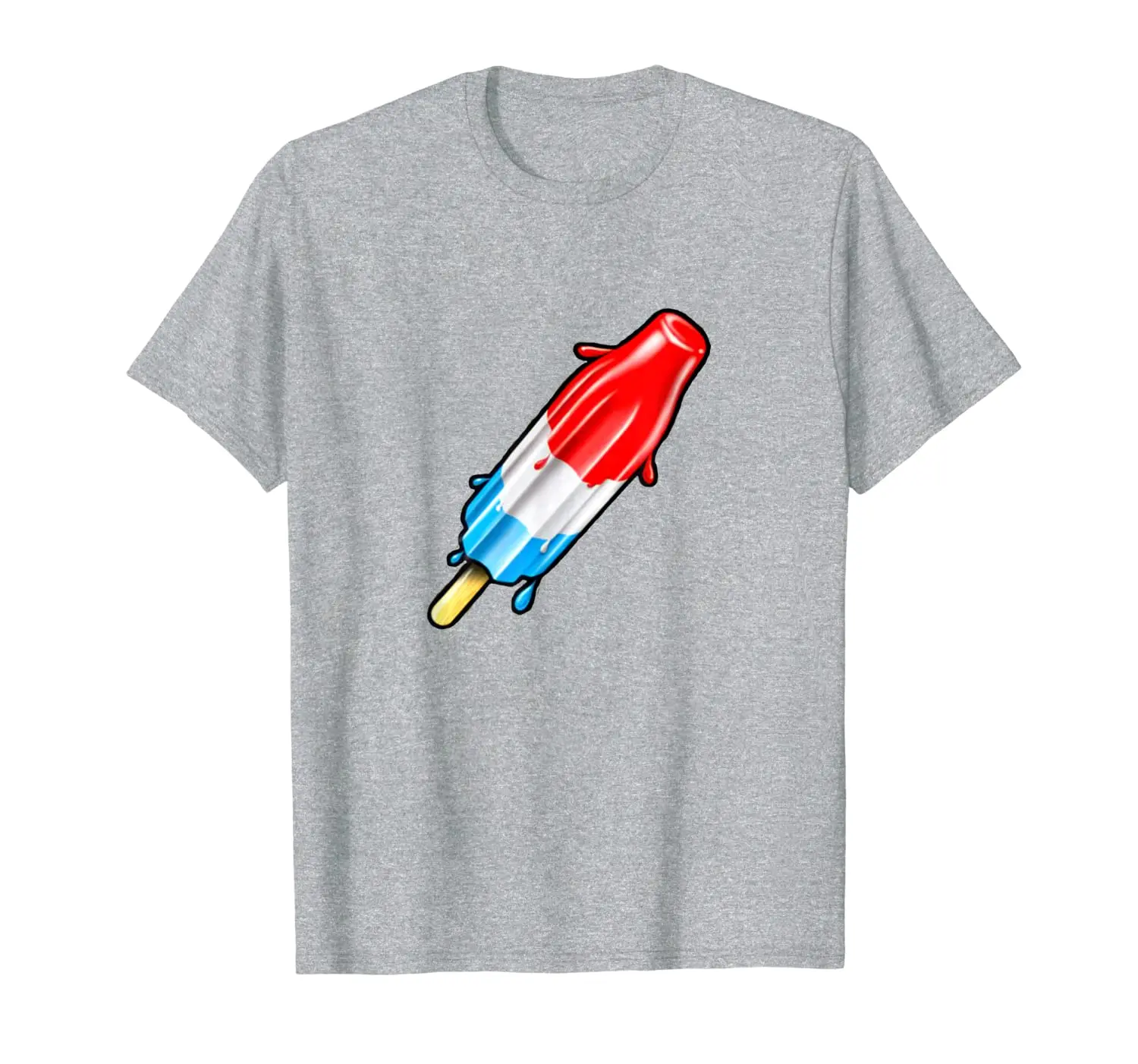 

Bomb Pop - USA Red White and Blue Popsicle Shirt
