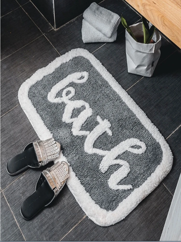 Коврики для ванной впитывающие коврики в скандинавском стиле ванны Нескользящие