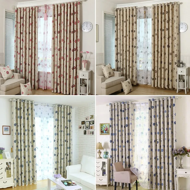 

European and American Style Curtains for Living Room High Shading Curtains for Kids Romantic Princess Room for Girls