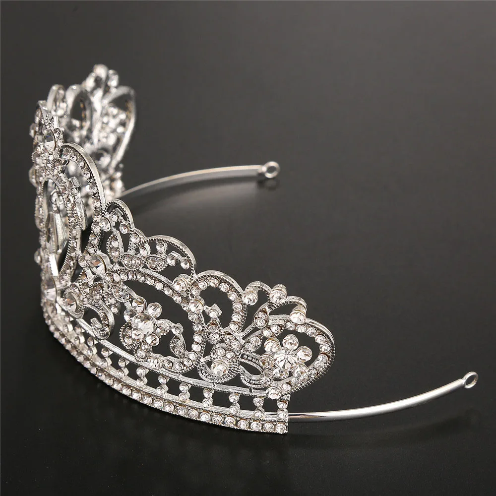 Новая модная роскошная хрустальная Свадебная Корона тиары светильник Кая