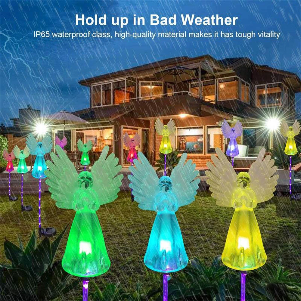 

Solar Powered Garden Decor Stake Path Lawn Yard LED Outdoor Landscape Light Sun