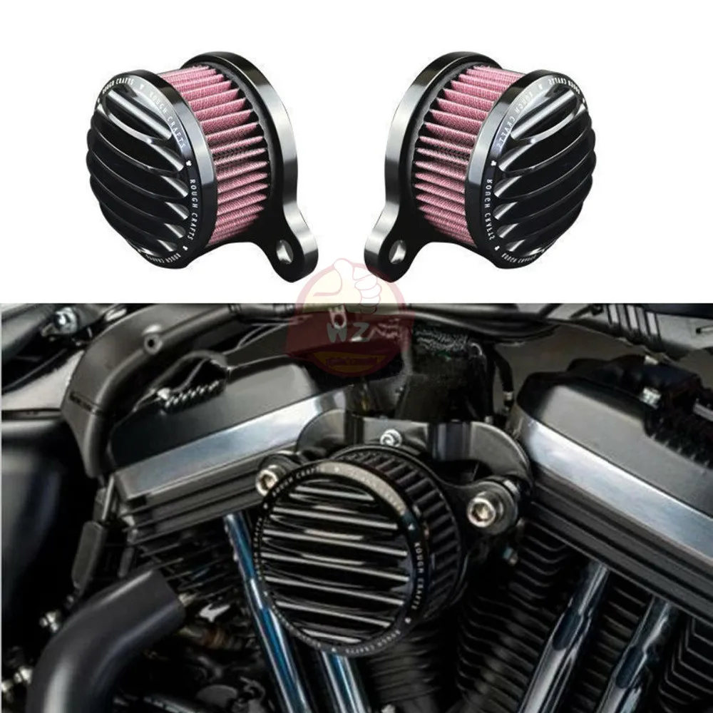 Новая система воздушного фильтра грубого ремесла для 2004 2016 Harley Sportster XL 883 1200