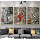 Абстрактная Женская художественная живопись на стену, холст, плакаты и принты на стену, винтажные картины, гостиная, спальня, домашний декор