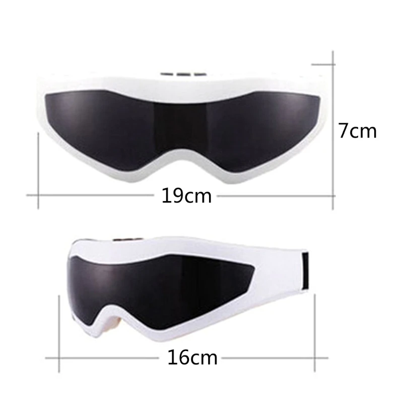 

Wireless Electric Eye Massager Magnetic Vibration Massage Glasses USB Rechargable 9 ModesEyes Care Device