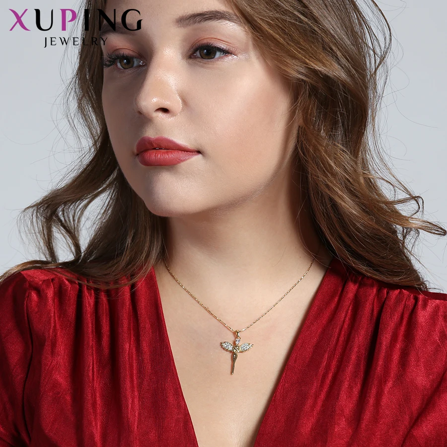 Xuping модное ожерелье кулон в форме человека для женщин и девушек ювелирные