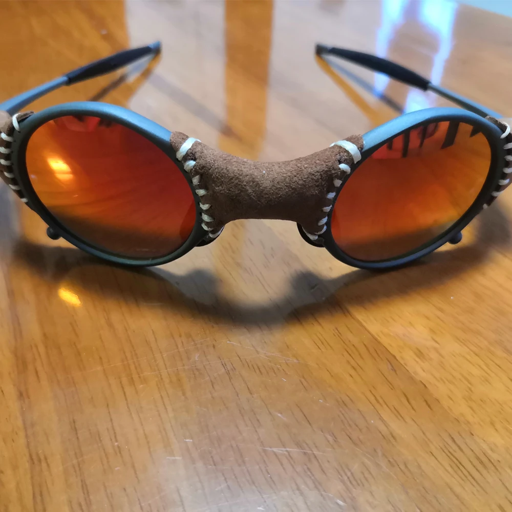 Уличные мужские и женские очки с оправой из сплава для верховой езды UV400