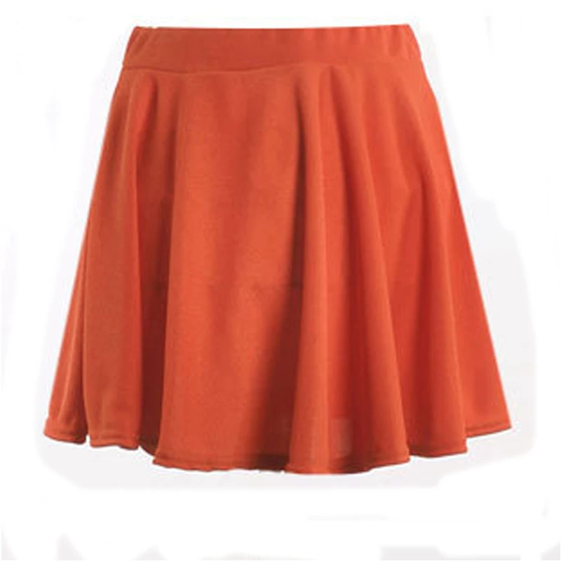 Мини юбка с эластичной талией летнее женское Короткое платье стрейч завышенной и