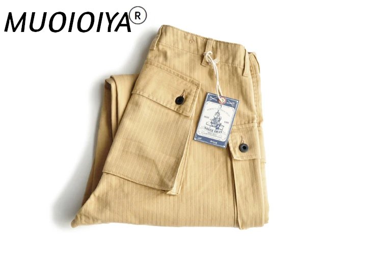 

Американские армейские брюки USMC P44 HBT, винтажные брюки в стиле милитари, мужские брюки и капри в елочку