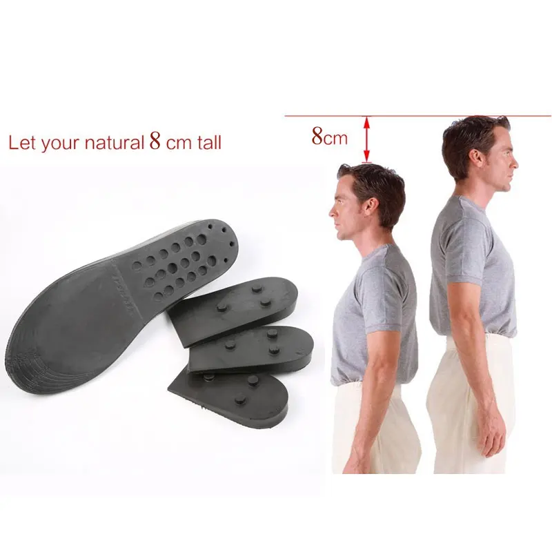 1 пара 3 5 8 см обувь увеличивающая рост стельки подушки высота подъема