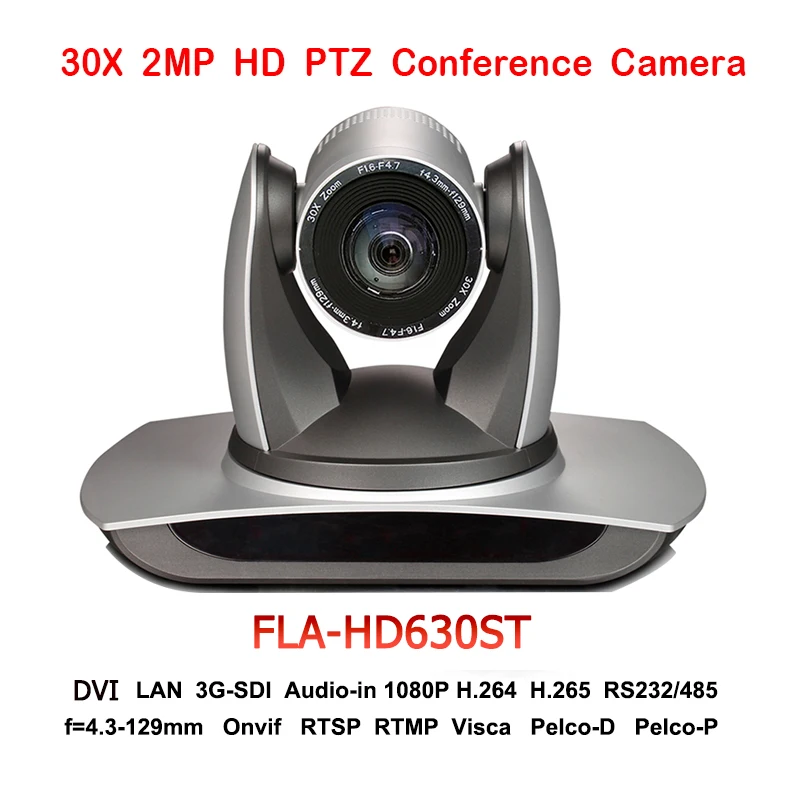 2MP 30X оптический зум 1080P 60fps PTZ вещательная камера 3G SDI IP DVI для систем видео аудио
