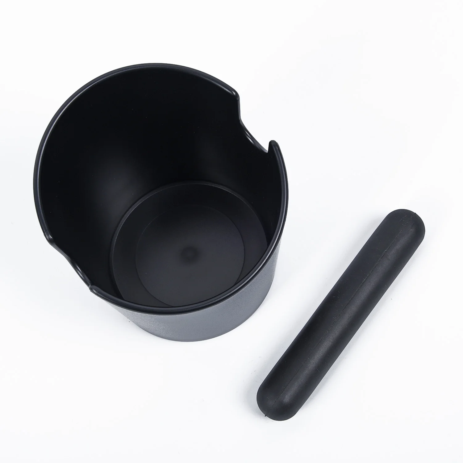 Кофе Knock Box с ручкой шлака ведро эспрессо Grinds тампер мусорное черный|Ведерки| |