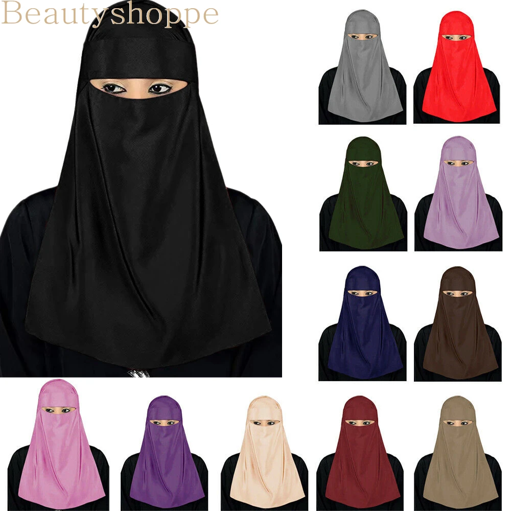 Рамадан индийский мусульманский хиджаб Niqab Арабский исламский химар обложка на