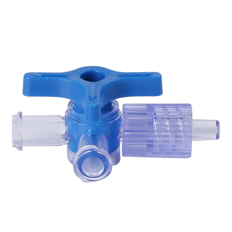 

Plastic Three Way Stop Cock for Clinical Hospital Luer Lock Adapter 3 Way Stopcock Flexiable T-Connector Extension Tube