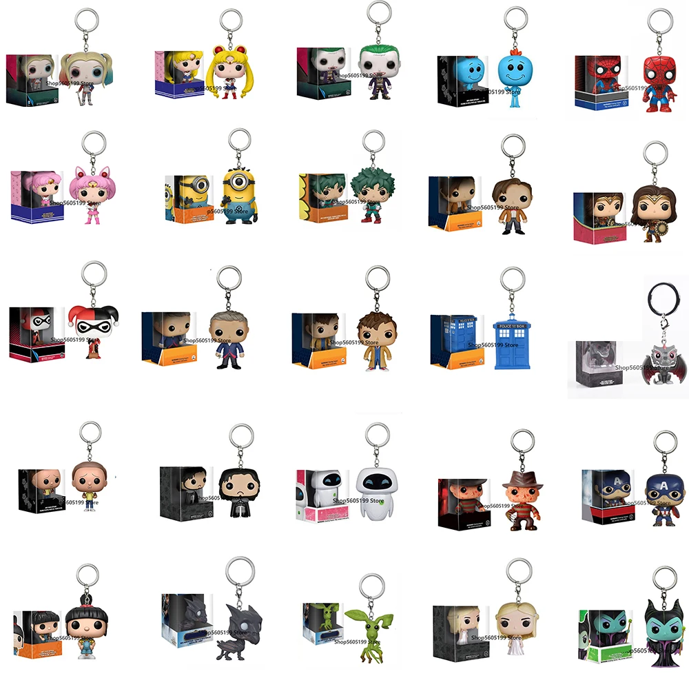 

NEW! Keychain Toys Captain American Wonder Women Drogon with box Action Figure Model toys for chlidren