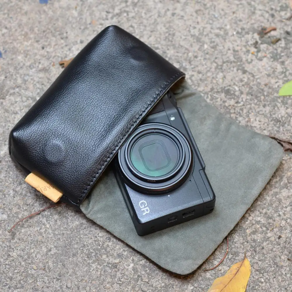 Водонепроницаемая кожаная сумка для фотокамеры DSLR чехол Ricoh GR GR2 GRD4 nikon COOLPOX A Fuji