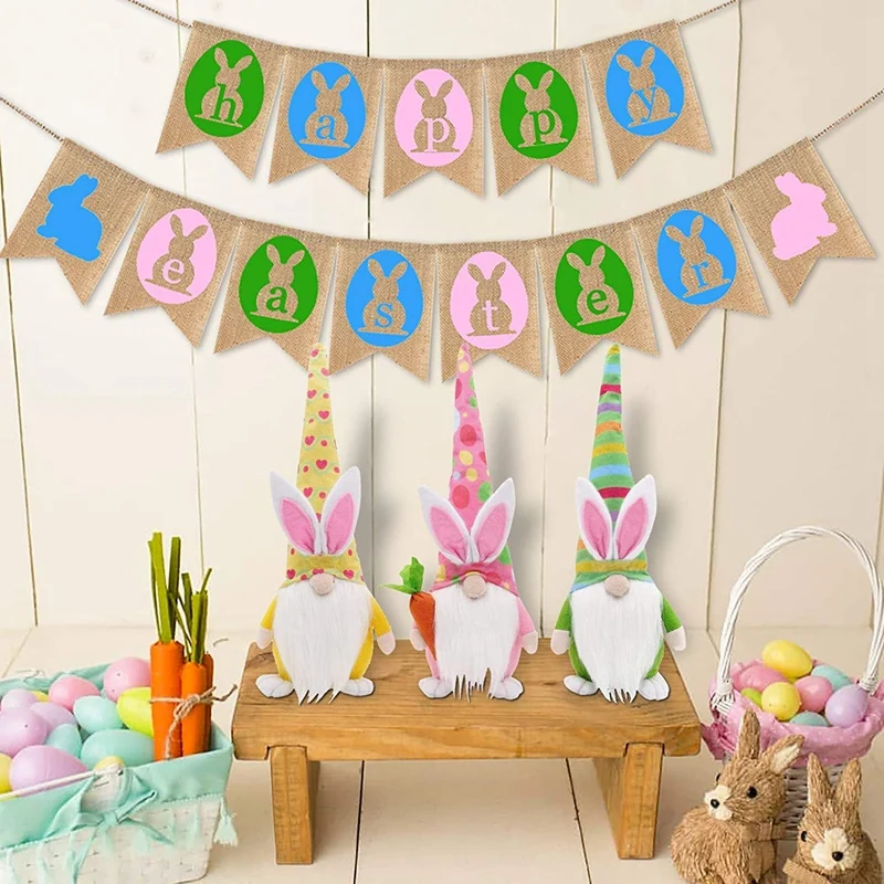 

Easter Decoration Gnomes Festive Gifts Easter Bunny Decoration Table Decoration Handicrafts Gnomes Decoration