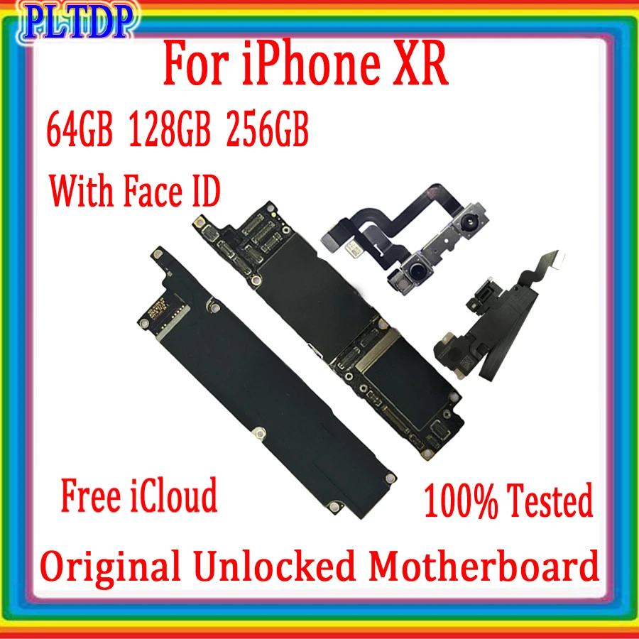 100% оригинальная разблокированная материнская плата для iPhone XR с/без