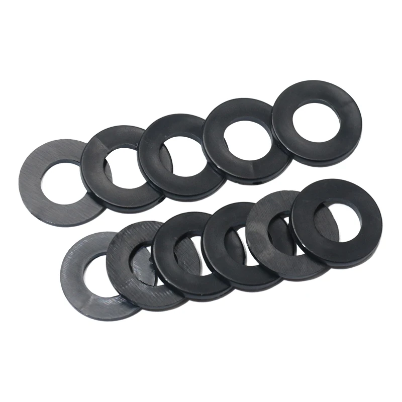 330pcs Nylon Plastic Washers Black Washer Kit with Box M2.5 M3 M4 M5 M6 M8 White Insulation Gasket Ring Set | Обустройство дома