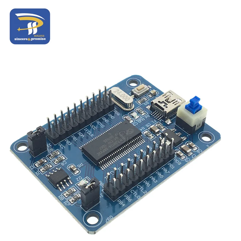 IEZ-USB FX2LP CY7C68013A USB основная плата макетная плата USB логический анализатор IEC Серийный и SPI
