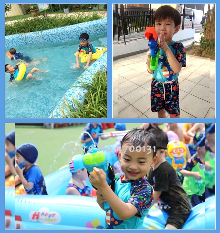 Детский купальный костюм с динозавром из мультфильма для мальчиков защитой от