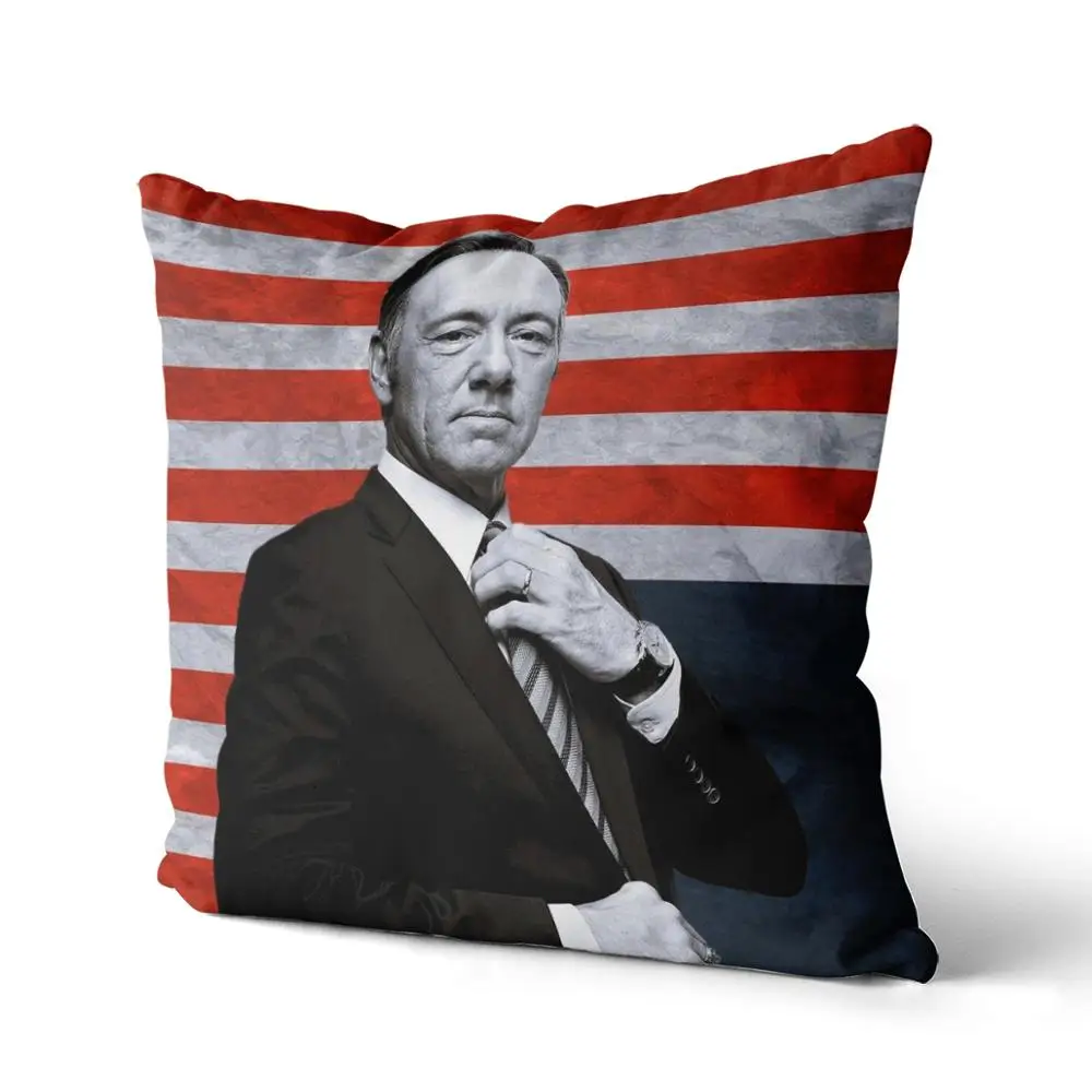 Кевин Spacey хлопчатобумажные парусиновые наволочки на заказ для диванных подушек |